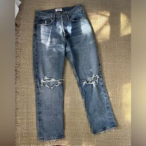 Agolde Lana Cropped Denim